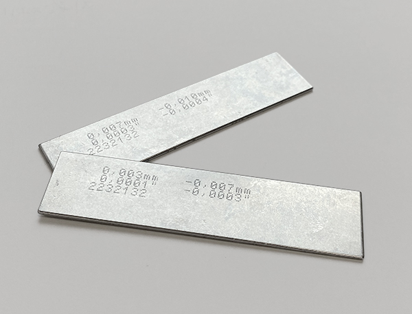 阿爾門(mén)試片衍生品：H型阿爾門(mén)試片(高硬度零件噴丸)+H型阿爾門(mén)試片(微粒噴丸)